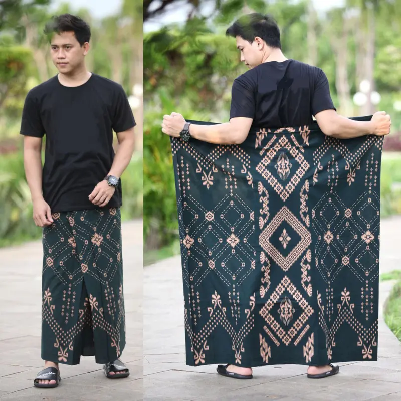 SARUNG BATIK PRIA KHAS PEKALONGAN MOTIF BALIMOON ORIGINAL BY BINTIZI GALLERY Dewasa Muslim Lembut Nyaman Rayon 1