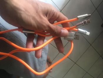 Product Review of Kabel data PS-07 3 IN 1 Fast Charging PD 120W cable charger TYPE C LIGHTNING MICRO multifungsi from $**% 2