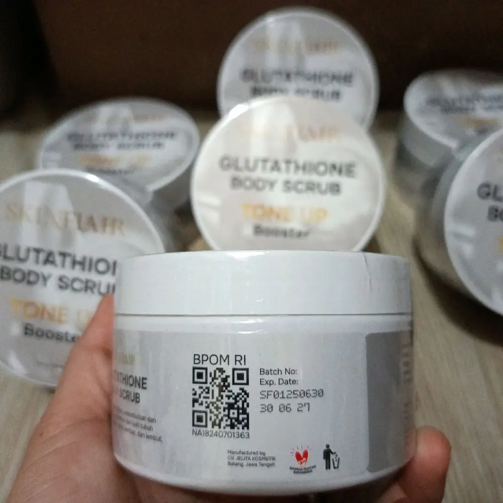 Skinflair Glutathione Body Scrub Tone Up Booster 250gr Mencerahkan Kulit -  TikTok Shop Malaysia