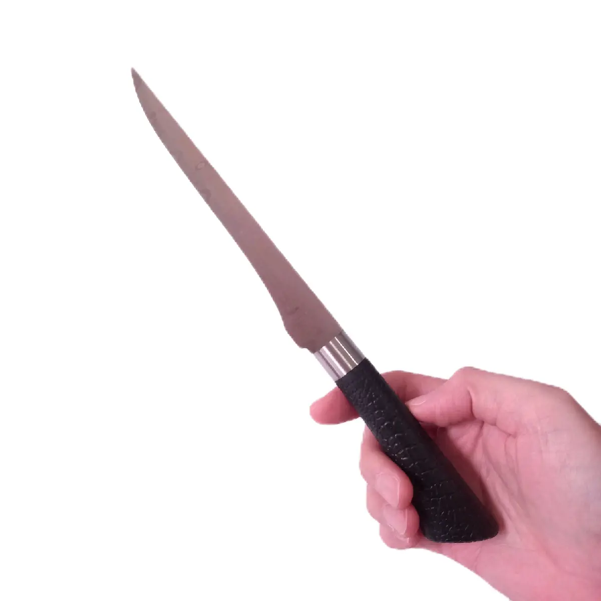 Pisau Pemisah Tulang Ikan Daging Fillet 6 inches Stainless Steel Boning Knife (XQ-205) Kitchenware Hitam Plastik