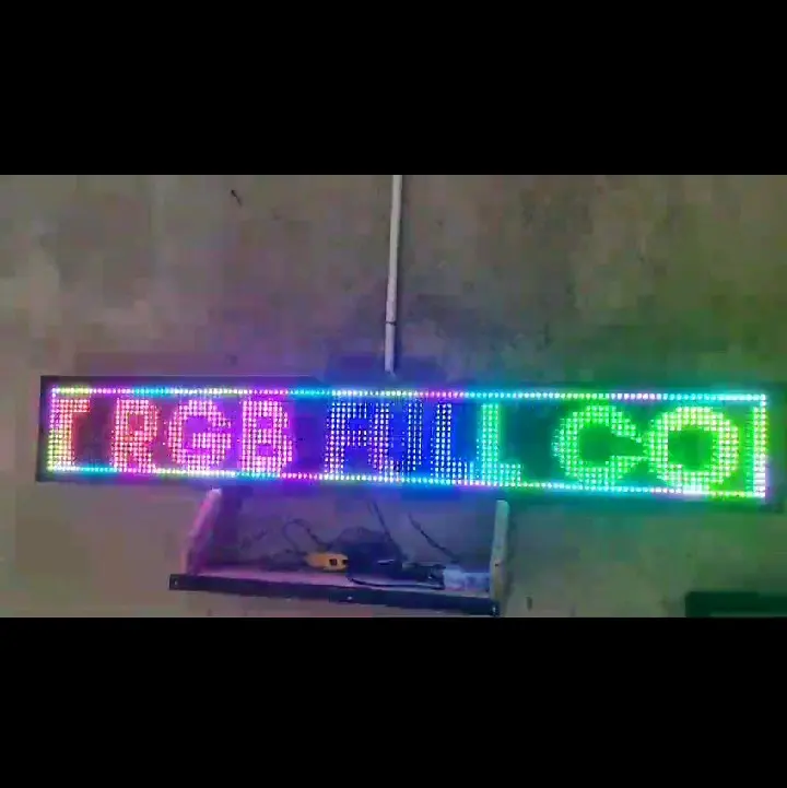 running text rgb seting di hp 2