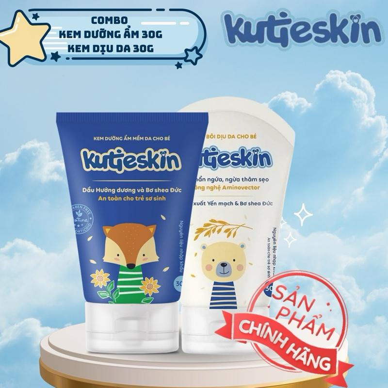  Combo kem bôi dịu da kutieskin + kem bôi dưỡng ẩm da Kutieskin cho bé kemboid  a 