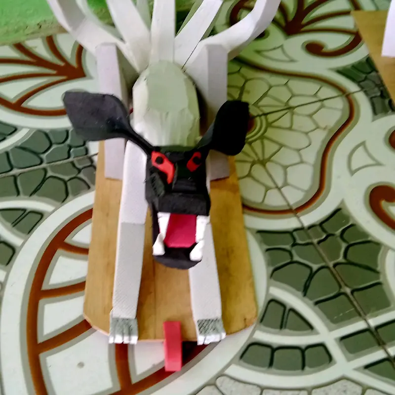 Mainan Ogo Ogo Miniatur Versi Qiyubi Tradisi Jawa dengan Lampu dan Kemampuan Tarik - Toy 3