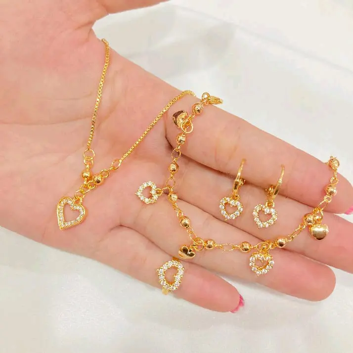SET PERHIASAN ANAK ROMBE LOVE CANTIK Aksesoris