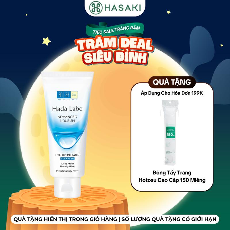 [HÓA ĐƠN 199K TẶNG BÔNG TẨY TRANG] Kem Rửa Mặt Hada Labo Dưỡng Ẩm 80g | HASAKI BEAUTY