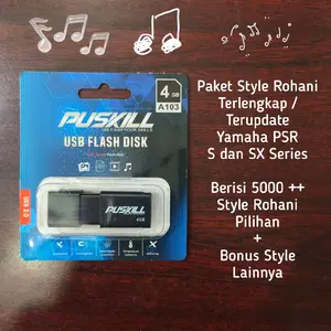 Style Keyboard Rohani Yamaha PSR / SX Series S710, S750, S770, S775, S910, S950, S970, S975, SX600, SX700, SX720, SX900, SX920, DGX670, A2000, A3000 Kristen Lengkap (Flashdisk 4GB)