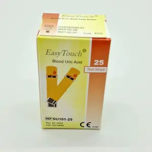 EasyTouch Strip Cek Easy Touch Asam Urat isi 25 untuk Merek Easy Touch GCU 3in1 dengan Keamanan Jauh dan Hanya untuk Merek Easy Touch GCU 3in1