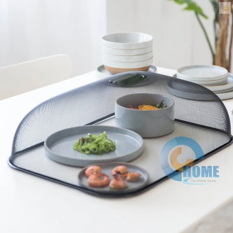 Rectangle Modern Style Iron Net Food Cover/ Square Shape Food Cover/ Tudung Saji Moden /Tudung Saji Besi Petak/ Penutup Makanan