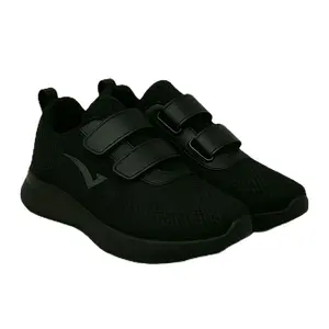 Sepatu Sekolah Anak Laki-laki Perempuan SD SMP SMA Terbaru Casual Shoes Simple Sporty Hitam Putih Olahraga Sneakers