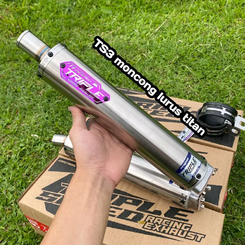 Silincer Knalpot Ninja 2tak R/RR/SS Original Triplespeed Premium Quality - Motorcycle 5