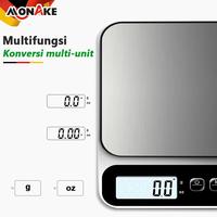 Gambar Monake German Timbangan Dapur Digital Baker Kitchen Scale Waterproof 10kg 3kg 1g 0.1g Skala Dapur Digital Multi-Unit Steinless Steel Tahan air - Biasa (10kg/1g)
 dari NESO Premium Store Kota Administrasi Jakarta Barat 5 Tokopedia