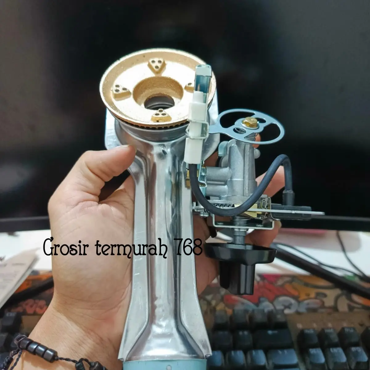 Harga Hemat !!! Mesin Kompor Gas Rinnai / Pematik Api Kompor Gas Rinnai Plus Cerobong Free Knop + Burner