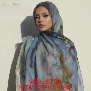 Tudung Muslimah Malaysia, tudung pelindung matahari bercorak kapas ringan dan bernafas untuk musim panas dengan tali ikat, hasil sulaman tradisional untuk orang dewasa, remaja, dan kanak-kanak, gaya Kelantan.
