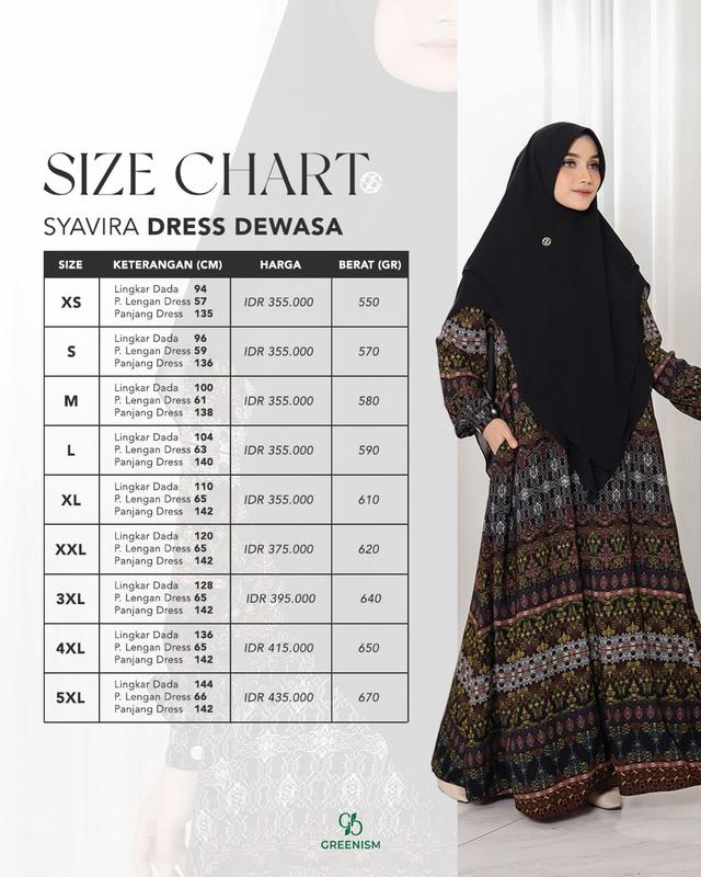 SYAVIRA DRESS BY GREENISM (DRESS ONLY) | SARIMBIT GREENISM 5