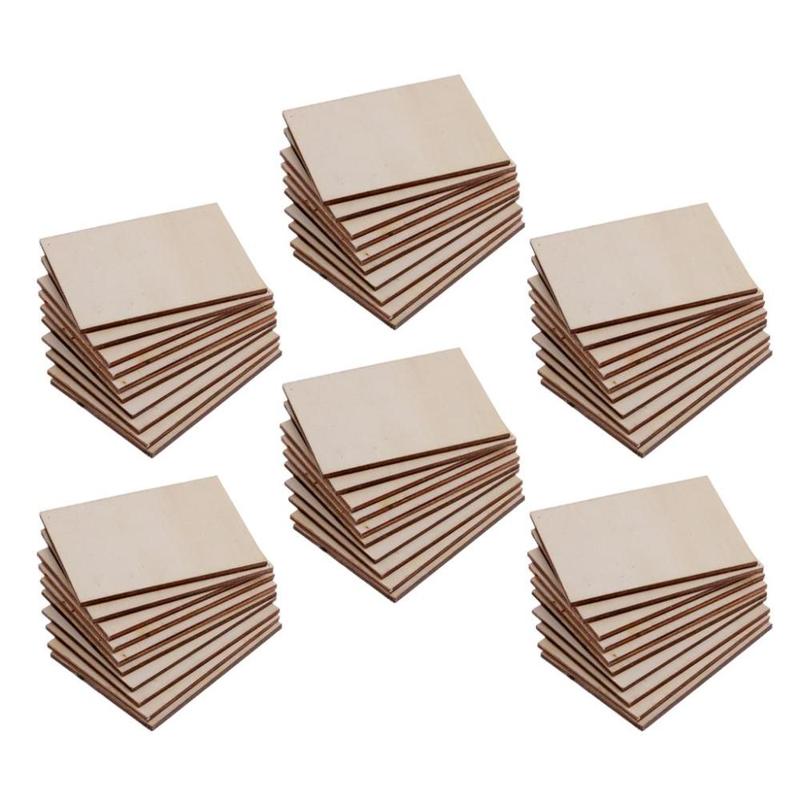 60 Rectangular Wood Pieces 3