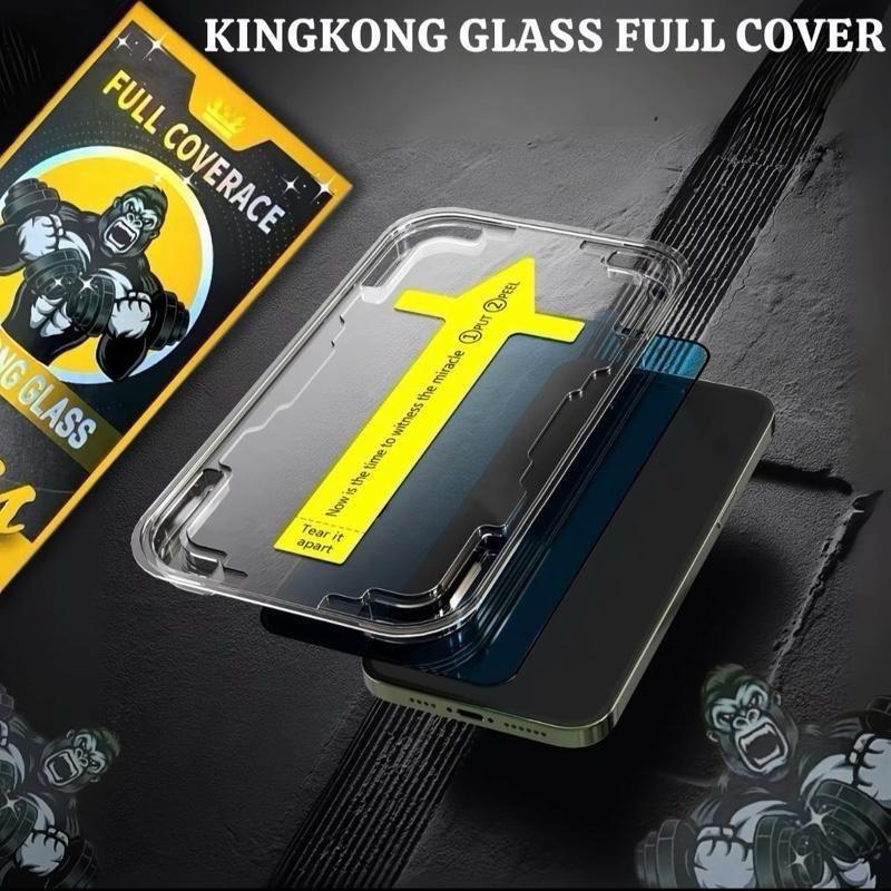 Giảm giá 1 kính cường lực kingkong có khuân viền hỗ trợ dán tặng kèm khăn lau…