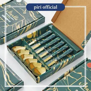 Sendok Marble 6 Pcs dengan Desain Elegan dan Tahan Lama untuk Kebutuhan Harian Anda bisa untuk kado