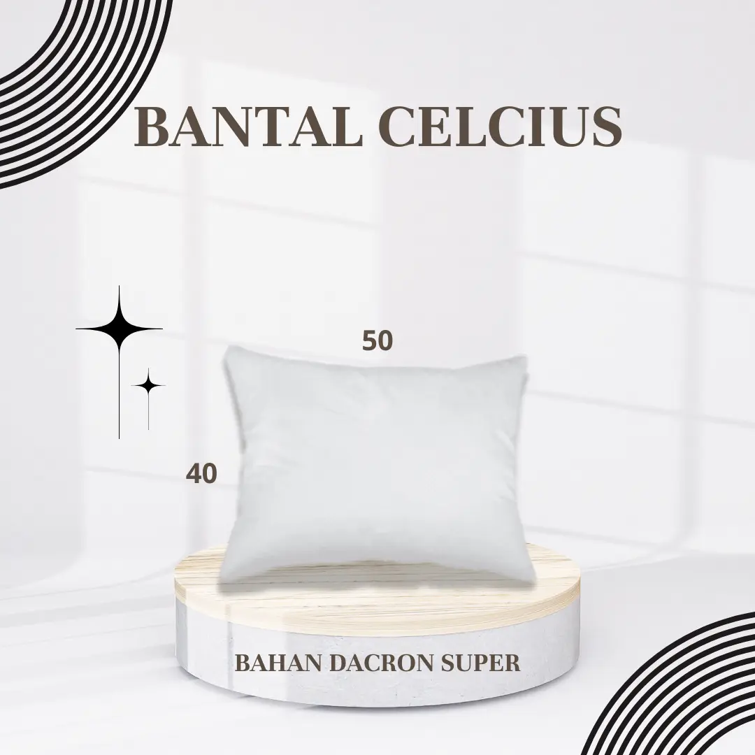 BANTAL CELCIUS MURAH BAHAN DACRON SUPER LEMBUT Bed