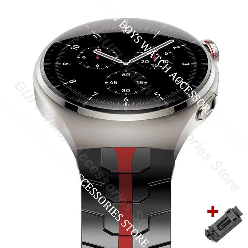 Dây đeo bằng thép màu titan cho Huawei Watch 4 Pro 3 43 46mm, dây đeo thể thao cho Samsung Galaxy 6 3/4/5 42 44mm 20 22mm cho Seiko 7