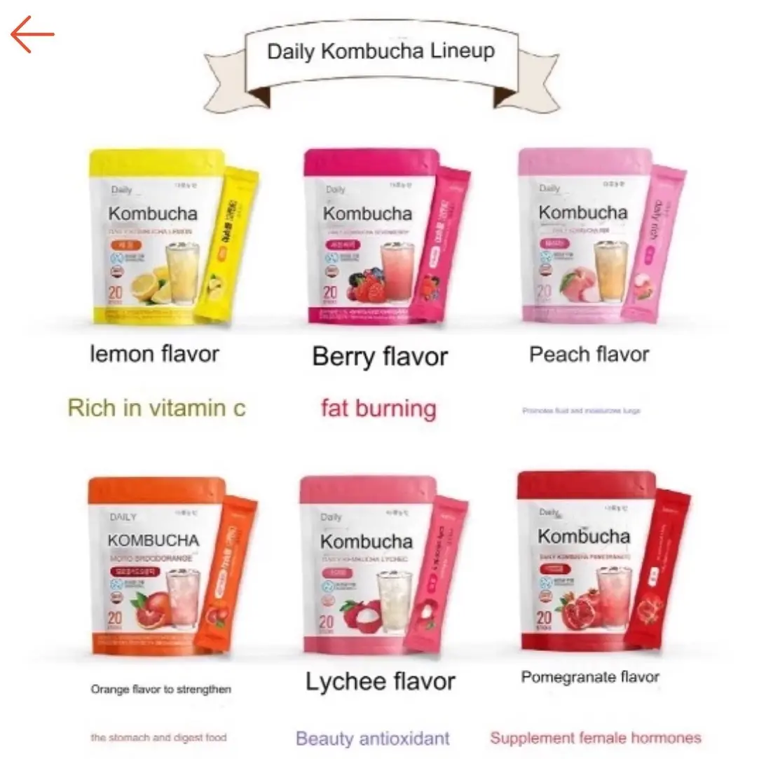 Daily Kombucha Sachet (assorted flavors)