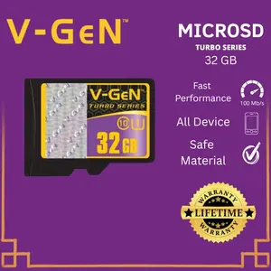 V-GEN Microsd Turbo Class10 32 Gb Na Speed 100Mbps