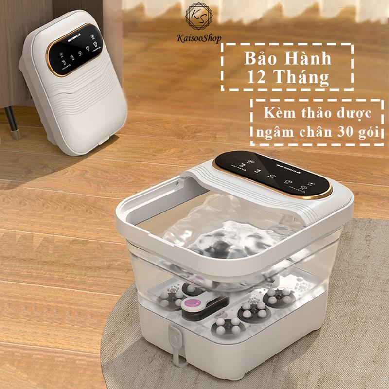  Máy ngâm chân massage chân gấp gọn tự động làm nóng máy  ngâm 