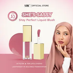 SASC Stay Perfect Liquid Blush On - Shes's Sassy (Light, Fair Undertone) - Tahan 12 Jam