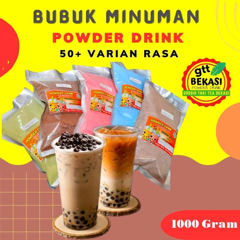 Bubuk Minuman Rasa 1Kg GTT Powder Drink 1