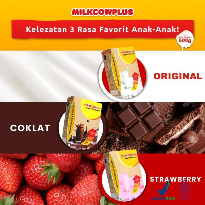 (2 Pcs) Milkcowples 55% Susu Fullcream Kaya Kalsium dan Protein 2x500gr Minuman Dairy Milkcow 2