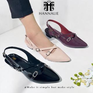 Product Introduction of GRACIA - sandal lancip depan wanita Sandal Wanita High Heels Slop Tali Belakang Hak 3 Cm / High Heels 27