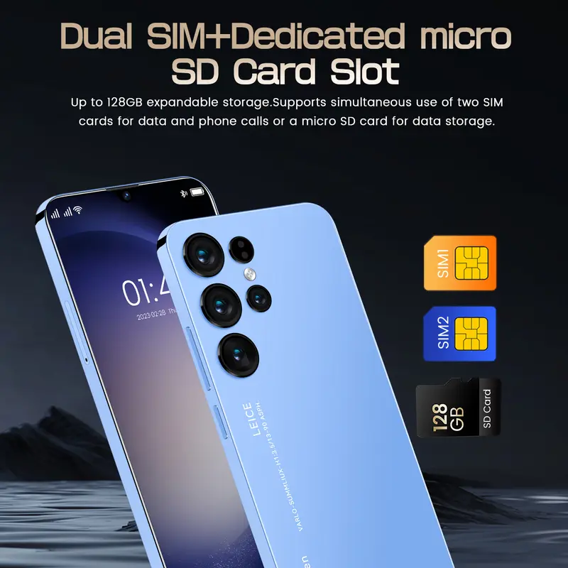 Galaxy S21 Ultra Smartphone 12GB+512GB Android 13.0 Phone 6.8-inch 8000mAh 5G Android Phone COD 7