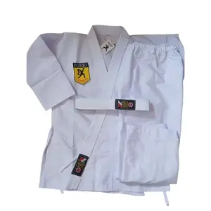 set baju celana seragam karate dewasa gratis sabuk putih (Silat) (Tinju) (Samsak) (Boxing)