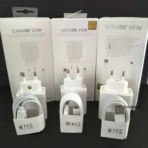 Charger opo 45 Watt 33 Watt 80 Watt Usb Type C Supervooc Fastcharging