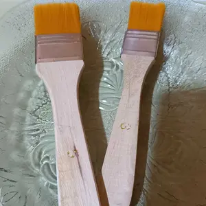 ( KN ) Kuas Nilon Oles BBQ Brush Kue Lukis Bahan Nylon Mentega Bakar Panggang Bulu Halus