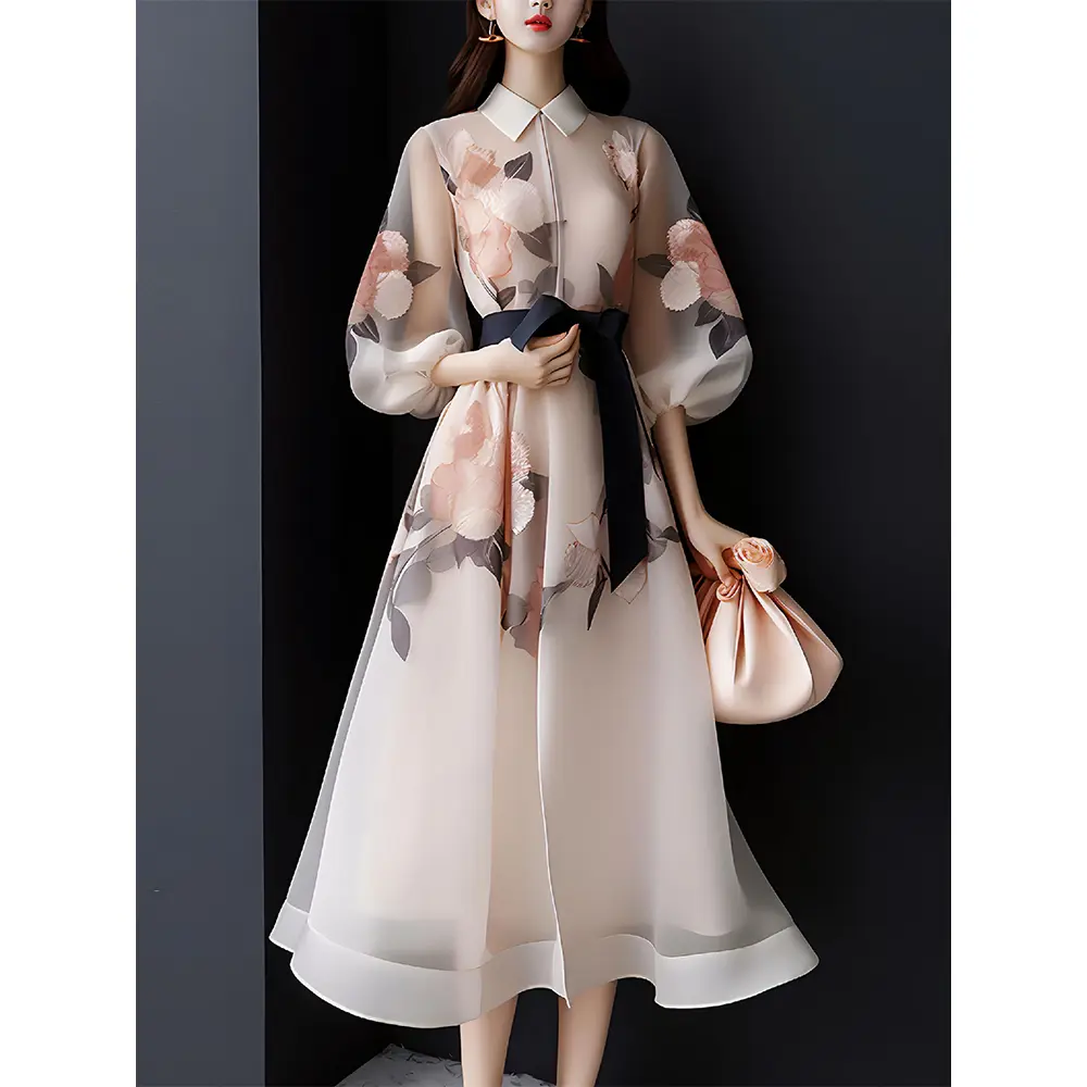 New WOMEN'S elegant high-grade light luxury dress Casual Womenswear