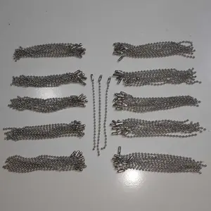 Rantai Kuku PERAK/EMAS/ Biji Lada/ Gantungan Besi (+/- 100 pcs)