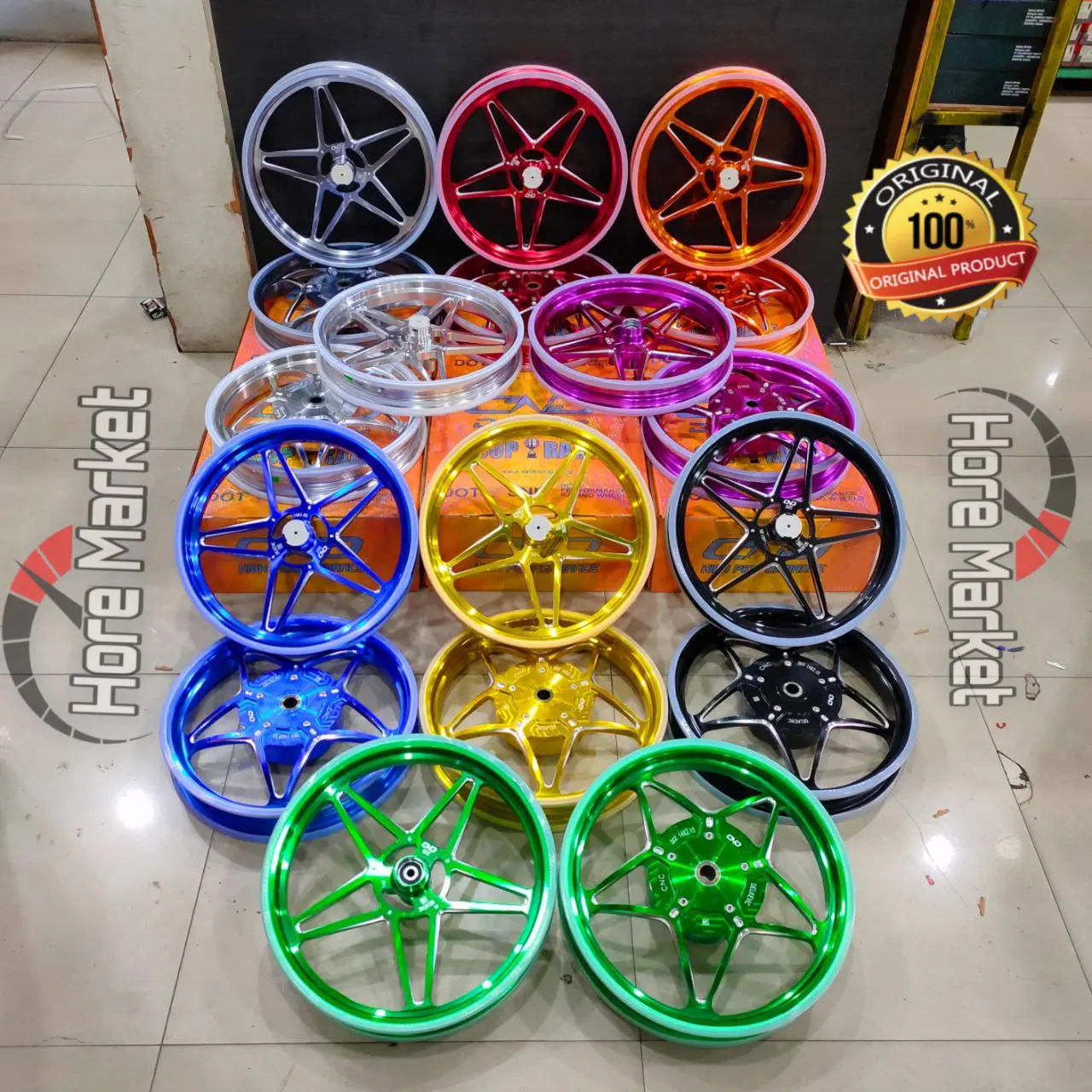 VELG DELKEVIC X1 BINTANG VARIO 125 150 / VARIO 110 / BEAT / SCOOPY OLD NEW FI KARBU ESP DELUXE RIM CLICK 2024 2023 2022 2021 2020 2019 2018 2017 2016 2015 2014