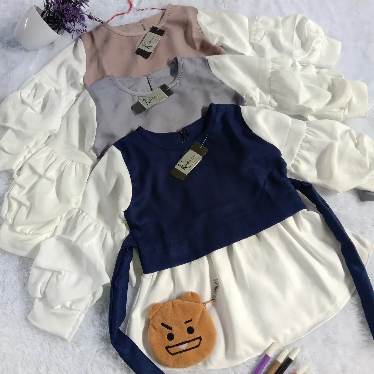 Atasan anak perempuan 3-12th / blouse anak / atasan anak tanggung