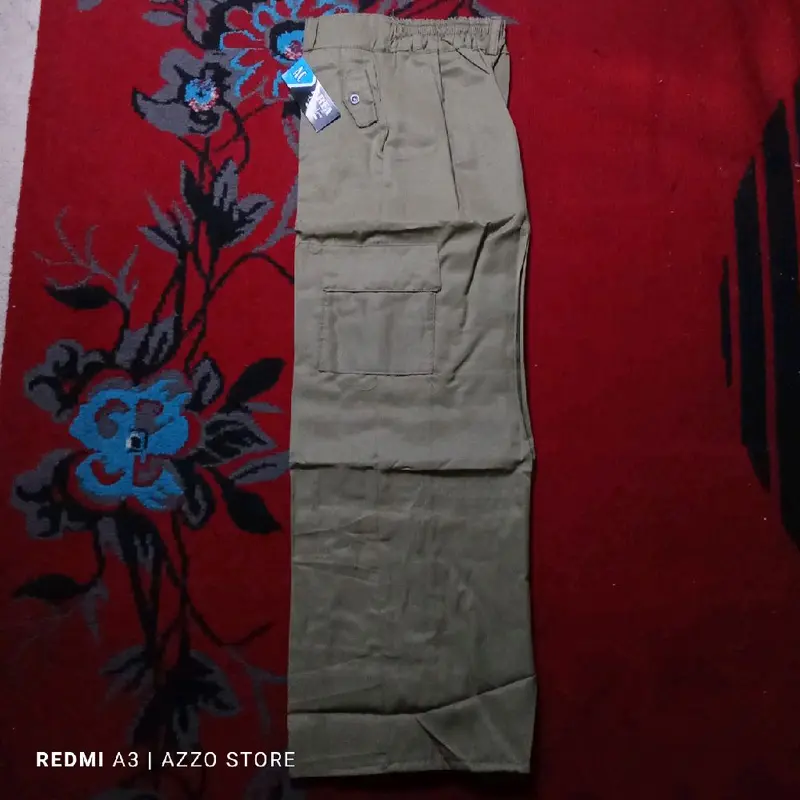 Cargo Ban Wanita Celana Panjang Murah dan Style Kekinian kulot Twill unsex regular 4