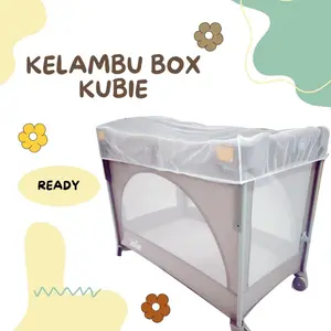 KELAMBU BOX Bayi Joie KUBBIE Model SLIP ON -  sarung anti nyamuk akachan praktis pliko baby does Kubie Kubi Putih