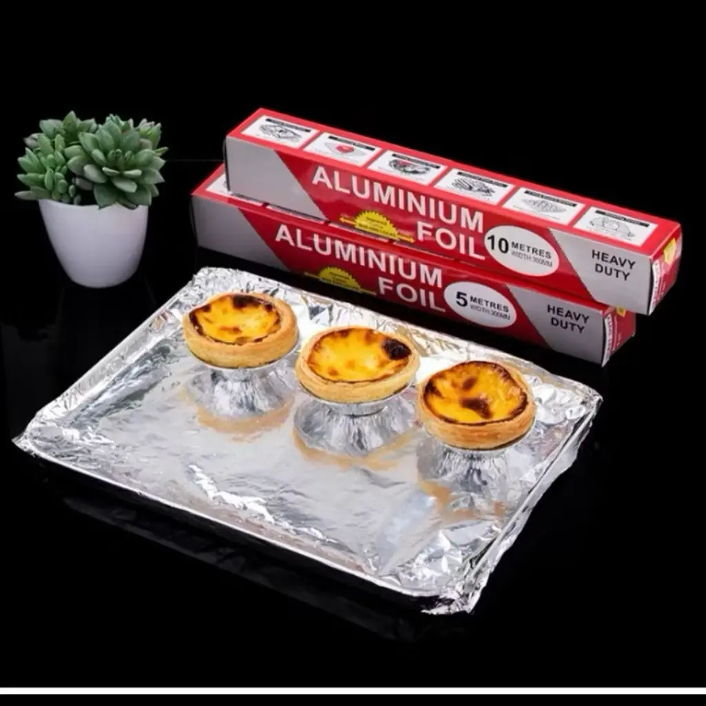 Kertas Alumunium Foil Roll | Pembungkus Aluminium Foil Roll | Foil Warp Makanan 10 METER