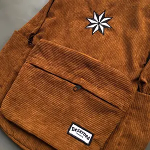 TAS RANSEL CORDUROY STARSERVED BACKPACK TAS SEKOLAH PRIA WANITA