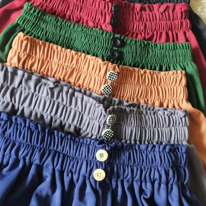 CELANA KULOT KANCING SKUBA 100 ISI 6 PCS Panjang Nyaman 3