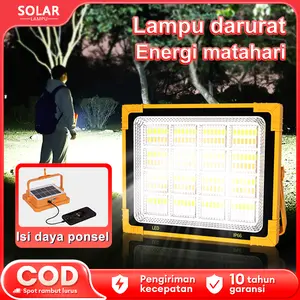 Lampu Solar lampu perkemahan Anti air hujan【Untuk mengisi daya telepon】  Tenaga Surya Solar Cell Solar Panel Waterproof Lampu Camping Tenaga Matahari Waterproof Portabel lampu tenaga surya otomatis outdoor  lampu tenaga surya Listrik