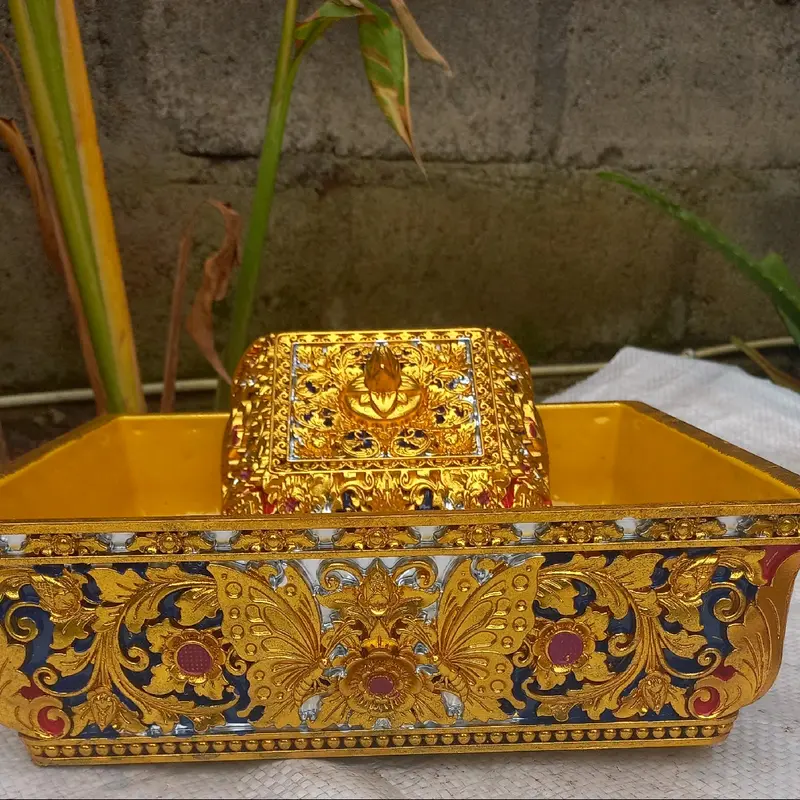 bokor kotak uk.28cm bahan melamin 4