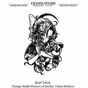 Hình Xăm Tạm Thời, Hình Xăm Công Chúa Đi Thiền, Kéo Dài Trong 15 Ngày, Không Thấm Nước, Không Lo Sợ Ma Sát. Miếng Dán Hình Xăm