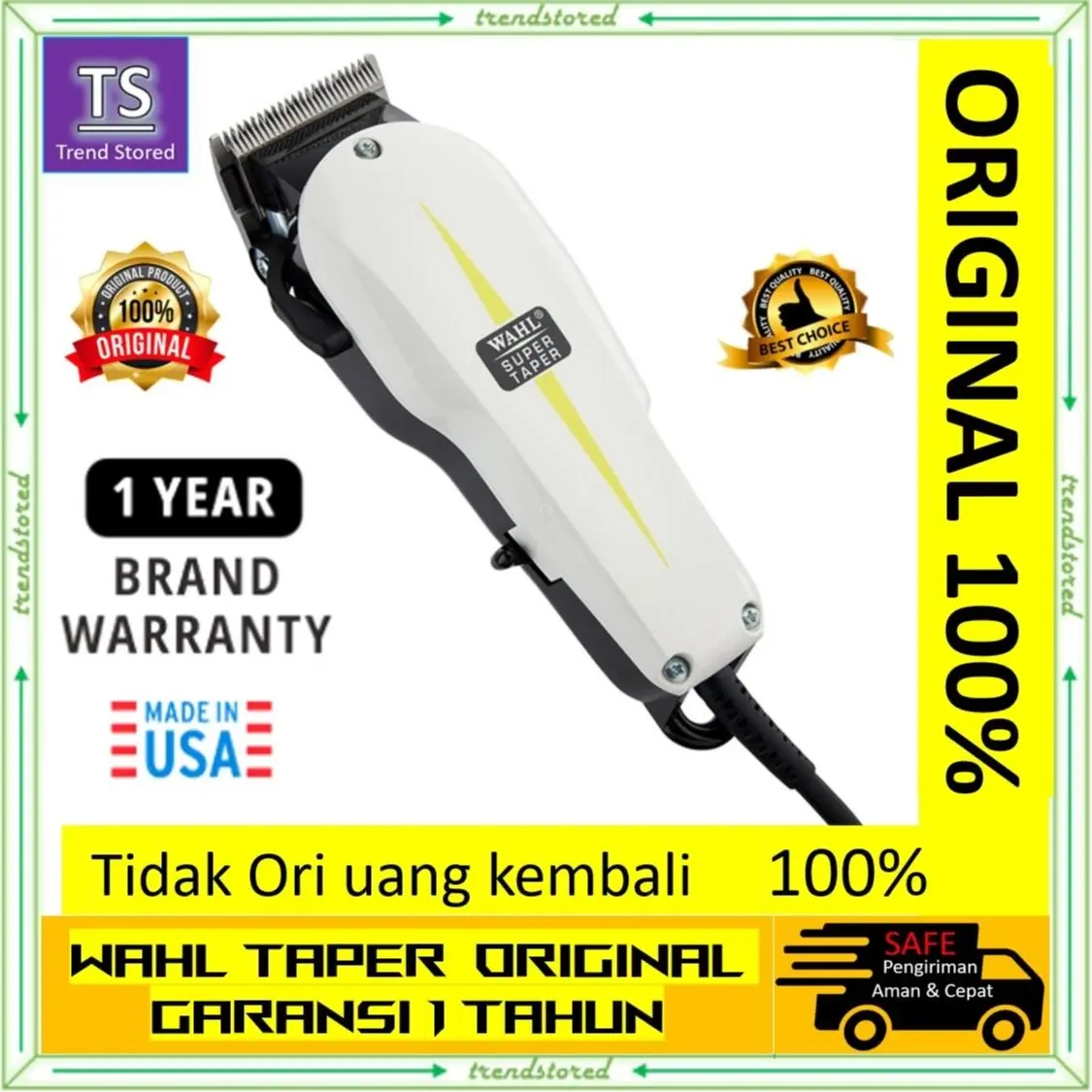 WAHL TAPER Mesin Cukur Rambut Original garansi mesin 1 Tahun