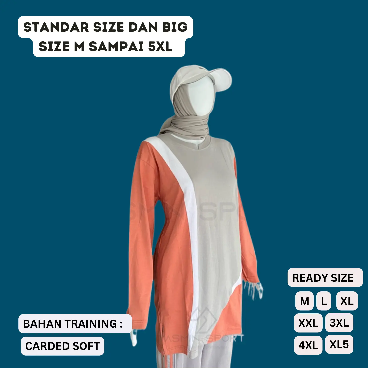 Atasan Olahraga Wanita Tersedia Ukuran Jumbo - Tunik Wanita - Kaos Olahraga Wanita