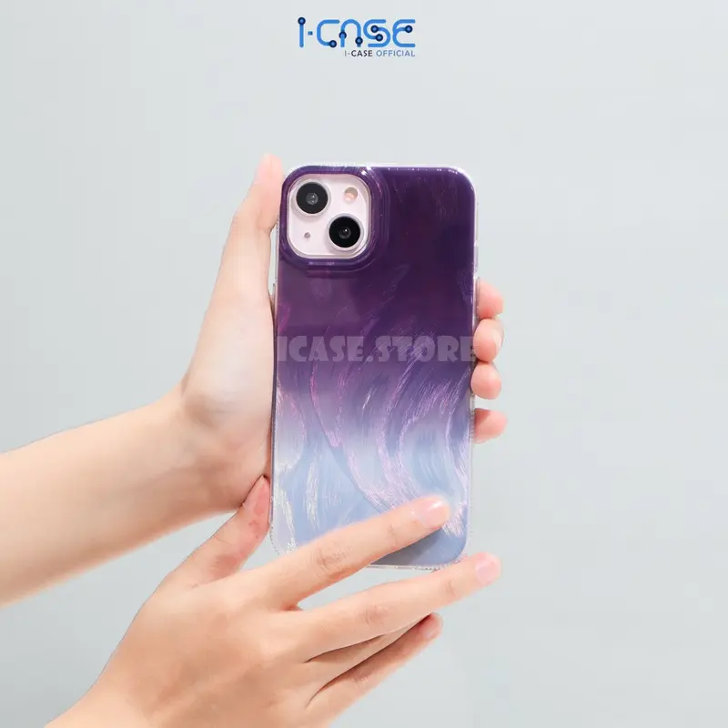 Aurora Hologram Feather Case for iPhone X XR XSMAX 11 12 13 14 15 16 Pro Plus Pro Max 3