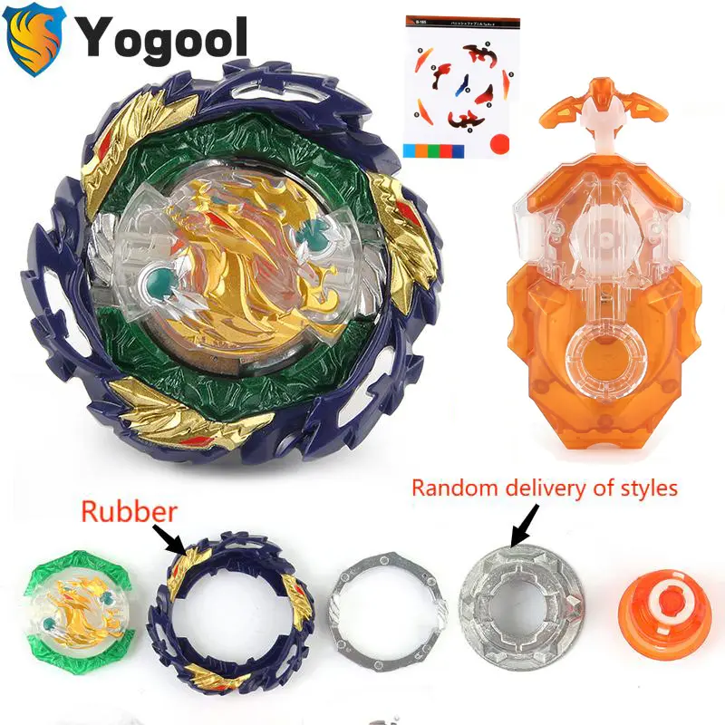 Rubber Beyblade Burst DB B-185 Vanish Fafnir Toys with 184 #   Launcher Set or only beyblade  Toys For Children orb  egis  beyblade beyblade  fafnir sparking  launcher  beyblade